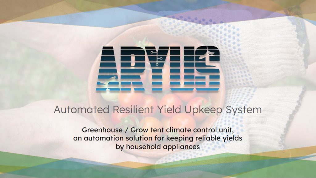 ARYUS pitch deck cover